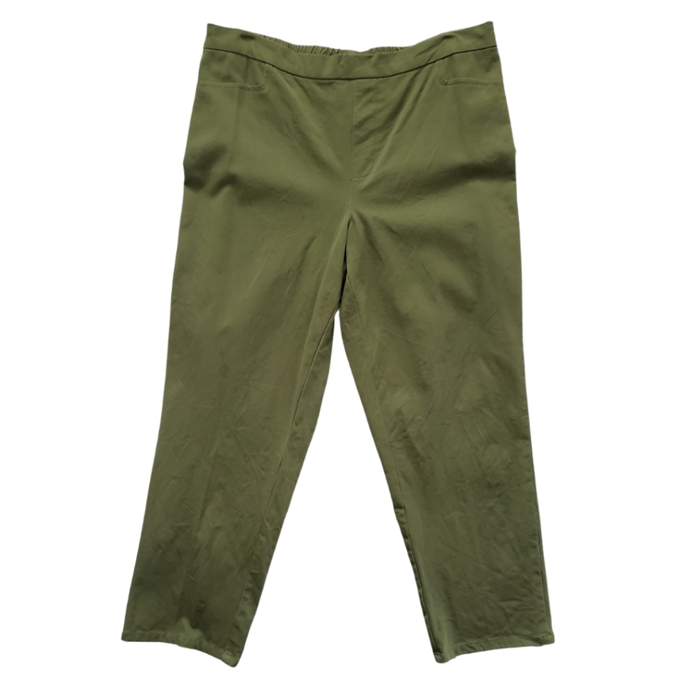 Isaac Mizrahi Petite Stretch Ankle Pants